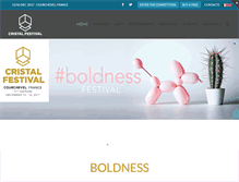 Tablet Screenshot of cristalfestival.com